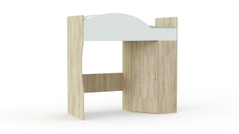 Кровать-чердак угловая Калейдоскоп 3 с рабочей зоной