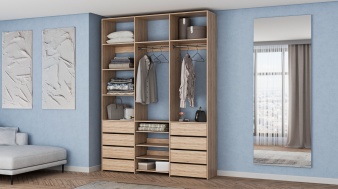 Стеллаж для одежды Мирта 97 BMS - новинка