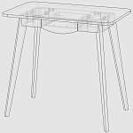 Схема сборки Кухонный стол Перси 14 BMS