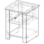 Схема сборки Прикроватная тумба Бриз 1 BMS