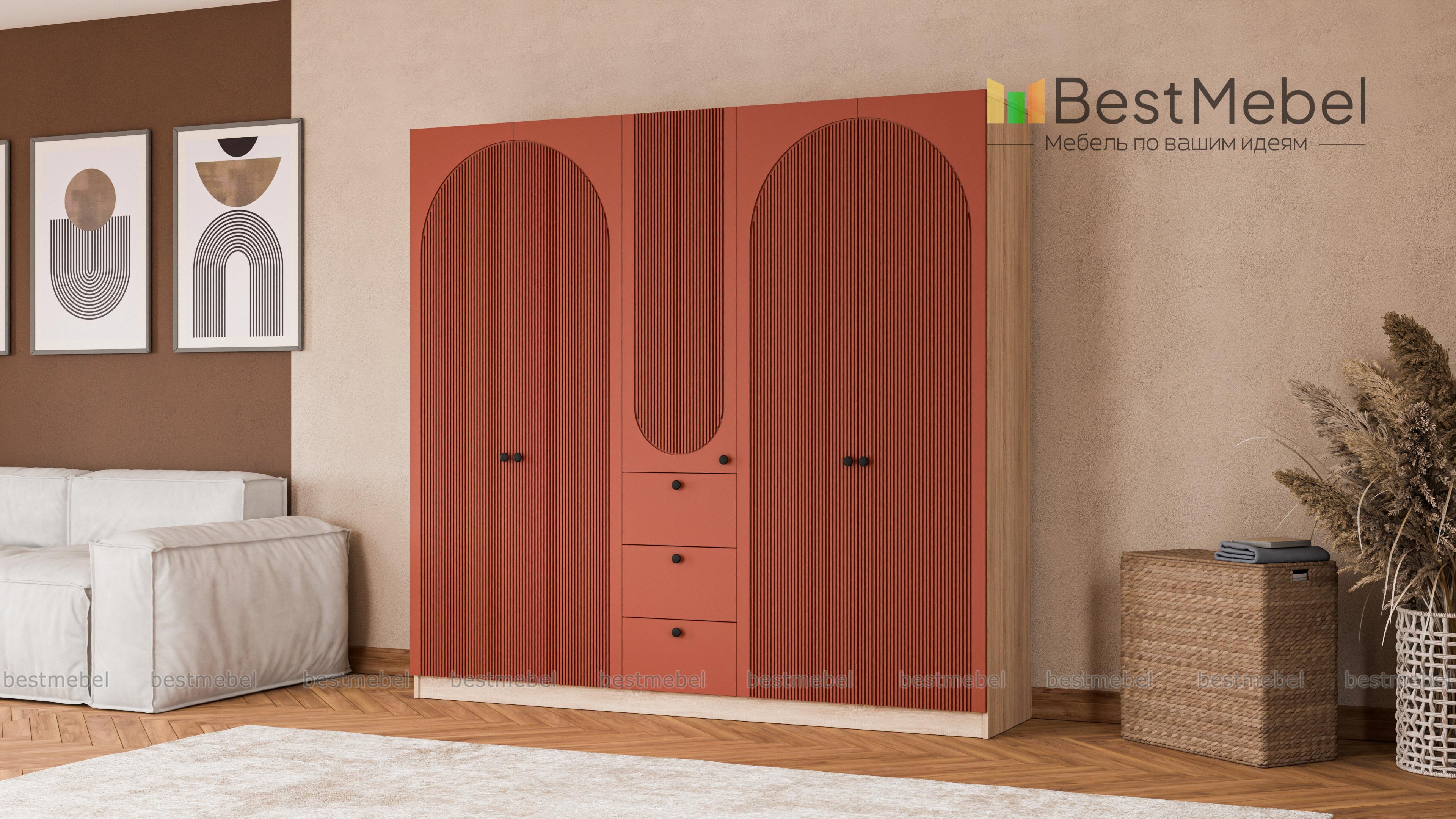 Шкаф распашной Вивьен 15 BMS - Фото