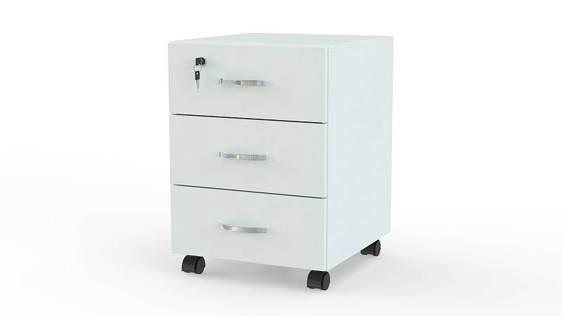 Тумба Мобильная с замком S2 BMS