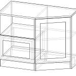 Схема сборки Тумба угловая Лара 3 BMS