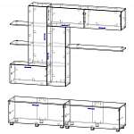 Схема сборки Гостиная Глянец-Люкс 20 BMS