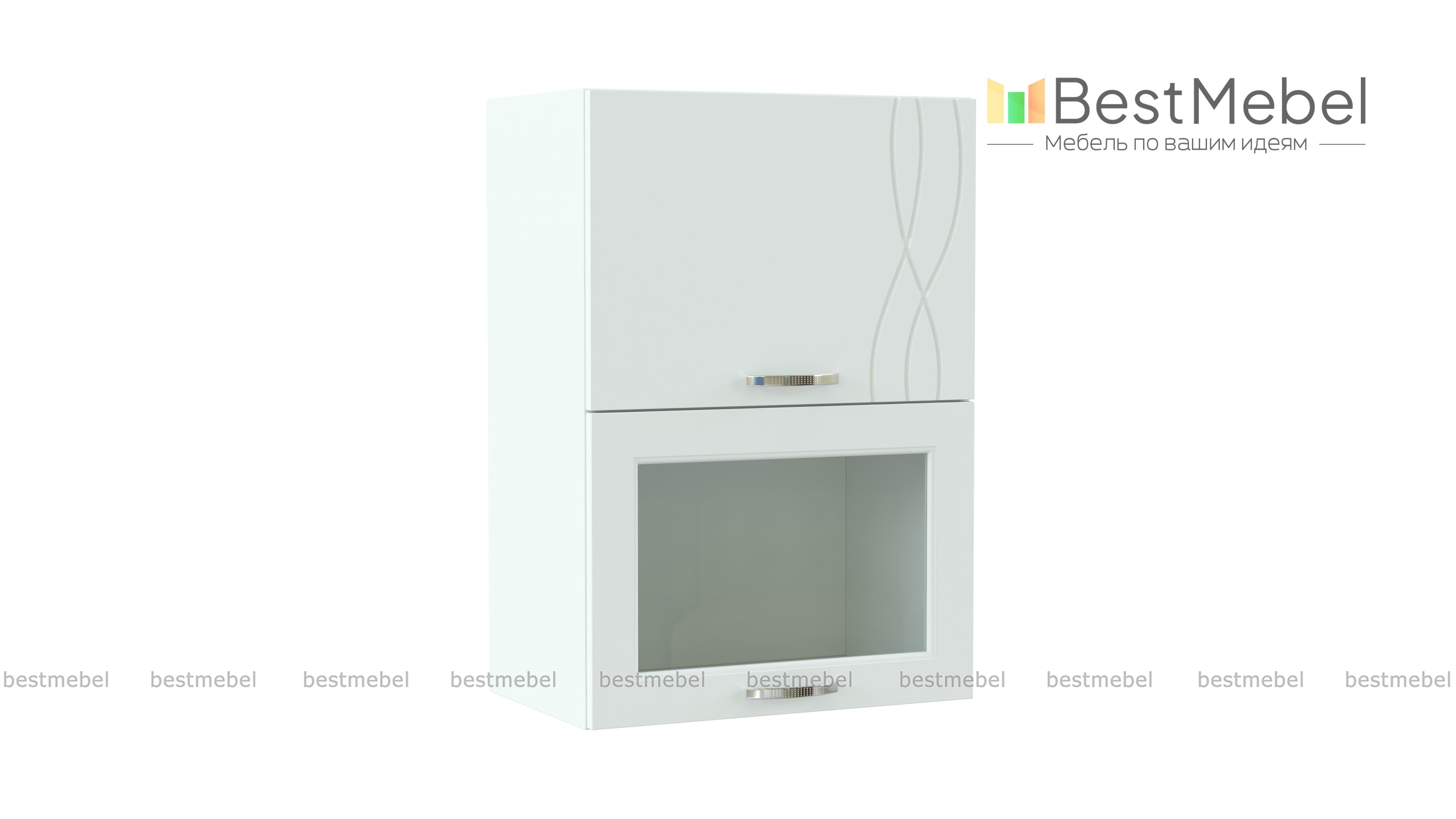 Шкаф-витрина навесной Софит BMS - Фото