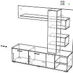 Схема сборки Стенка для гостиной Дания 12 BMS