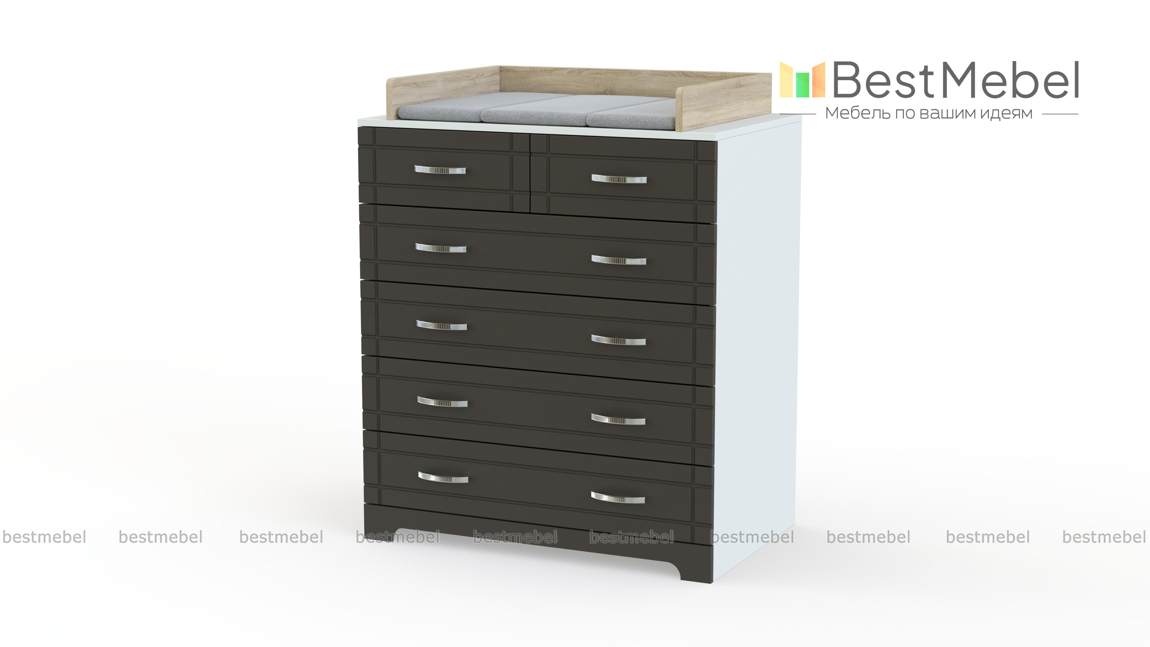 Пеленальный комод Кейт 4 BMS - Фото