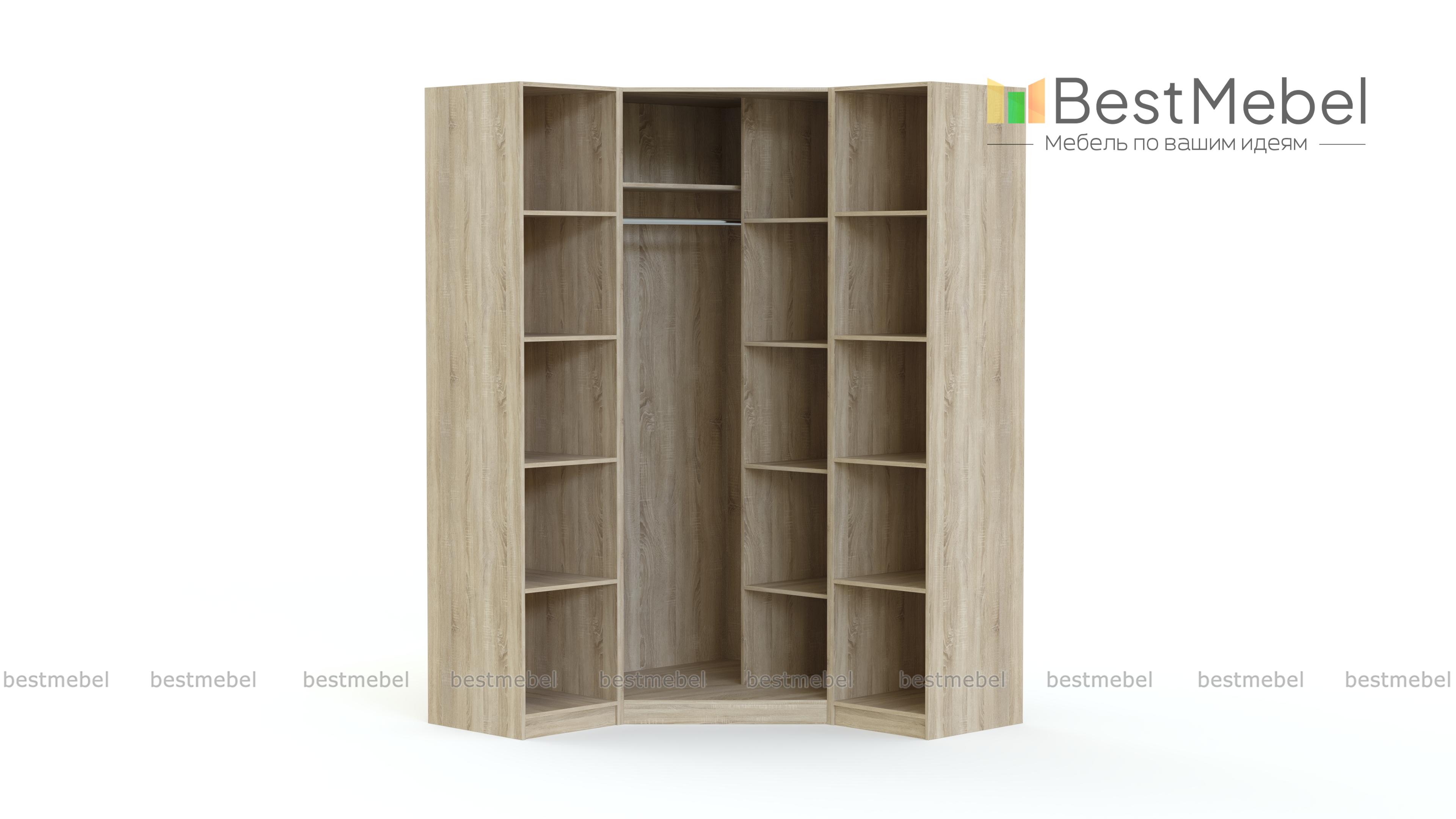 Шкаф угловой Клэр 4 BMS - Фото