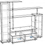 Схема сборки Мебельная стенка Эллада-3 BMS