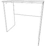 Письменный стол СПМ-08 BMS