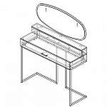 Схема сборки Туалетный стол Принстон 11 BMS