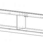 Чертеж Полка книжная Атлант 4 BMS
