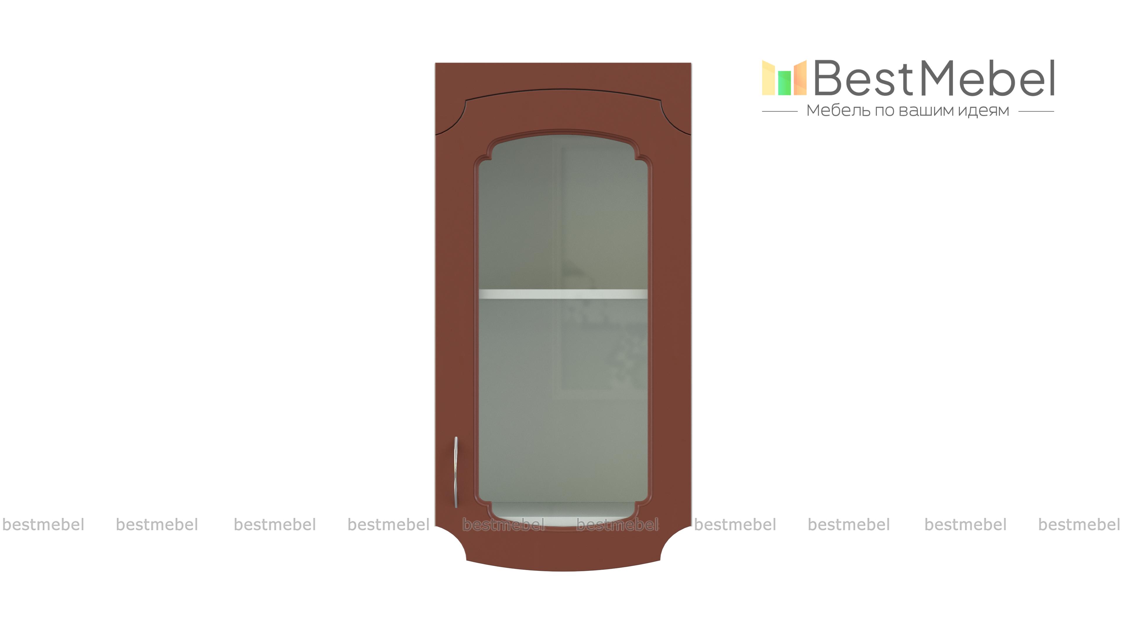 Эмилия шкаф-витрина 1ДВ BMS - Фото