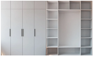 ЭСКИЗ Распашной шкаф Вилета 8  (2400х2500х300)