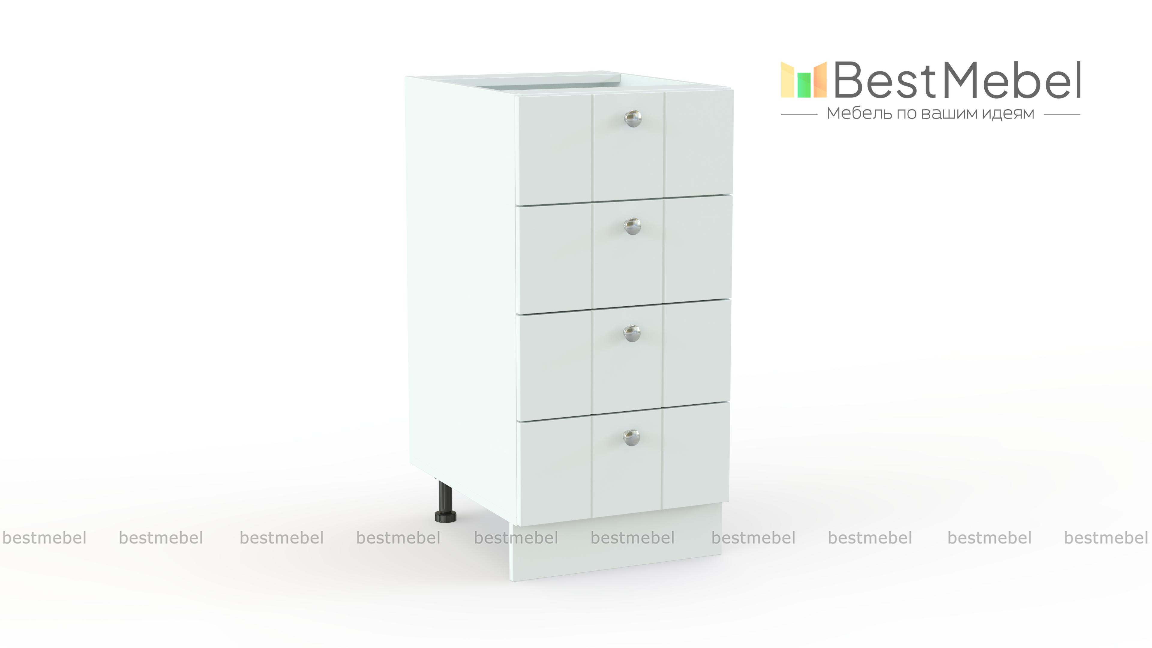 Шкаф нижний с 4-мя ящиками Прованс BMS - Фото