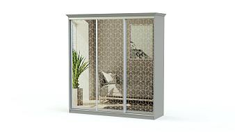 Шкаф-купе Инесса 2 BMS (Белье - Платье (станд. 3)) (2100х2400х400)