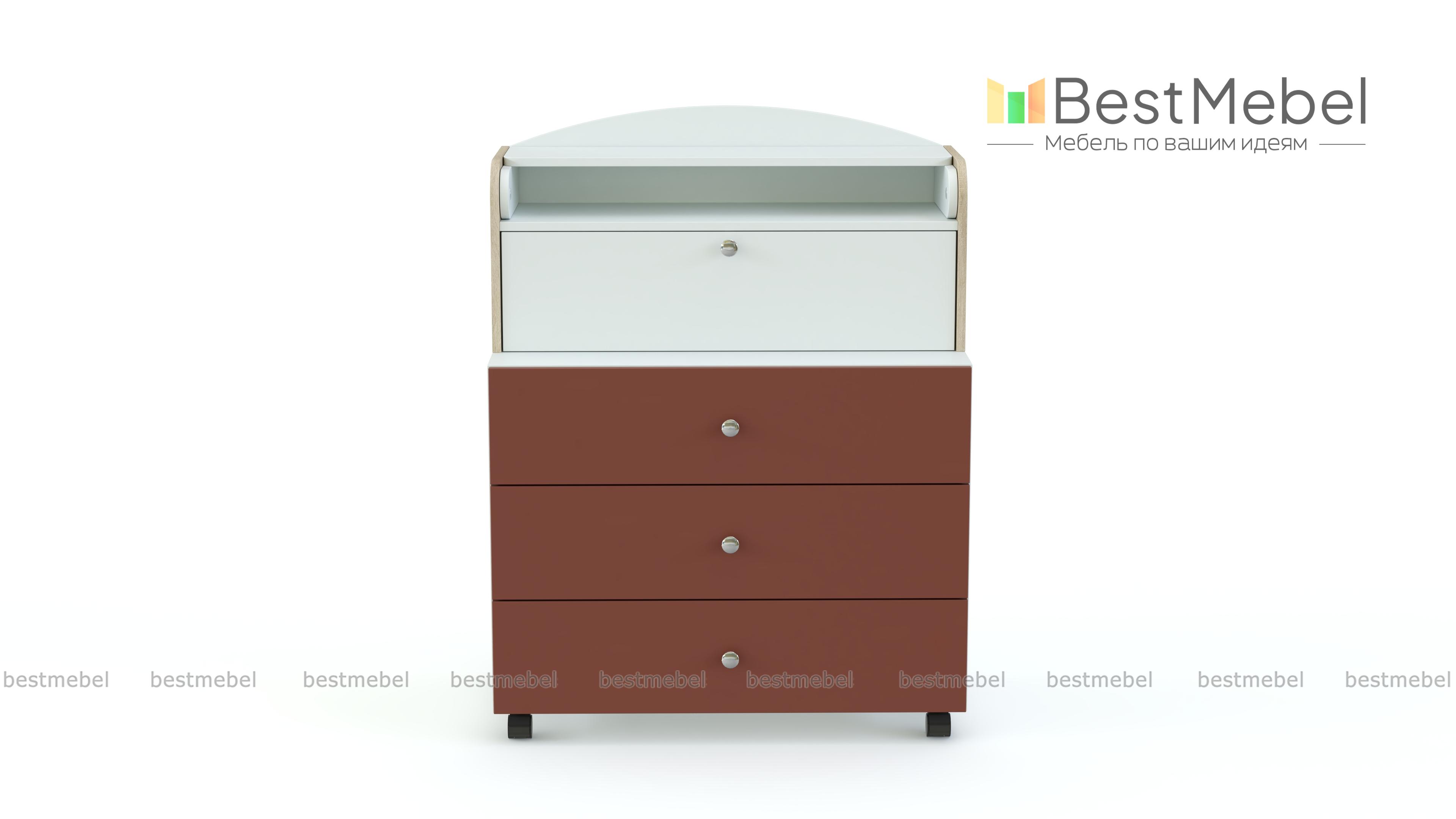 Пеленальный комод Анкор 6 BMS - Фото