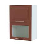 Шкаф газовка двухдверная с витриной Ирен BMS - Фото 1