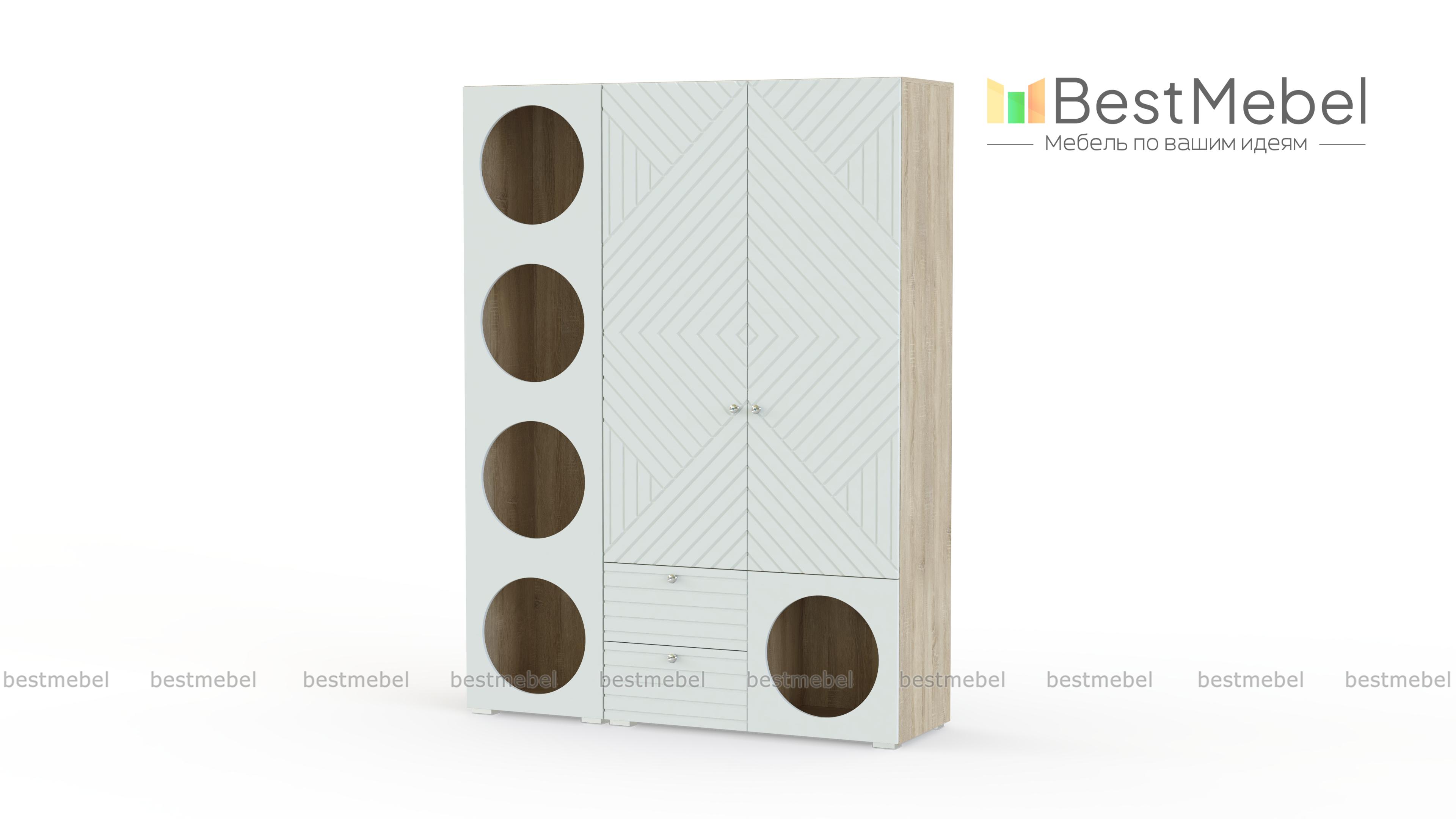 Шкаф распашной Авелин 15 BMS - Фото