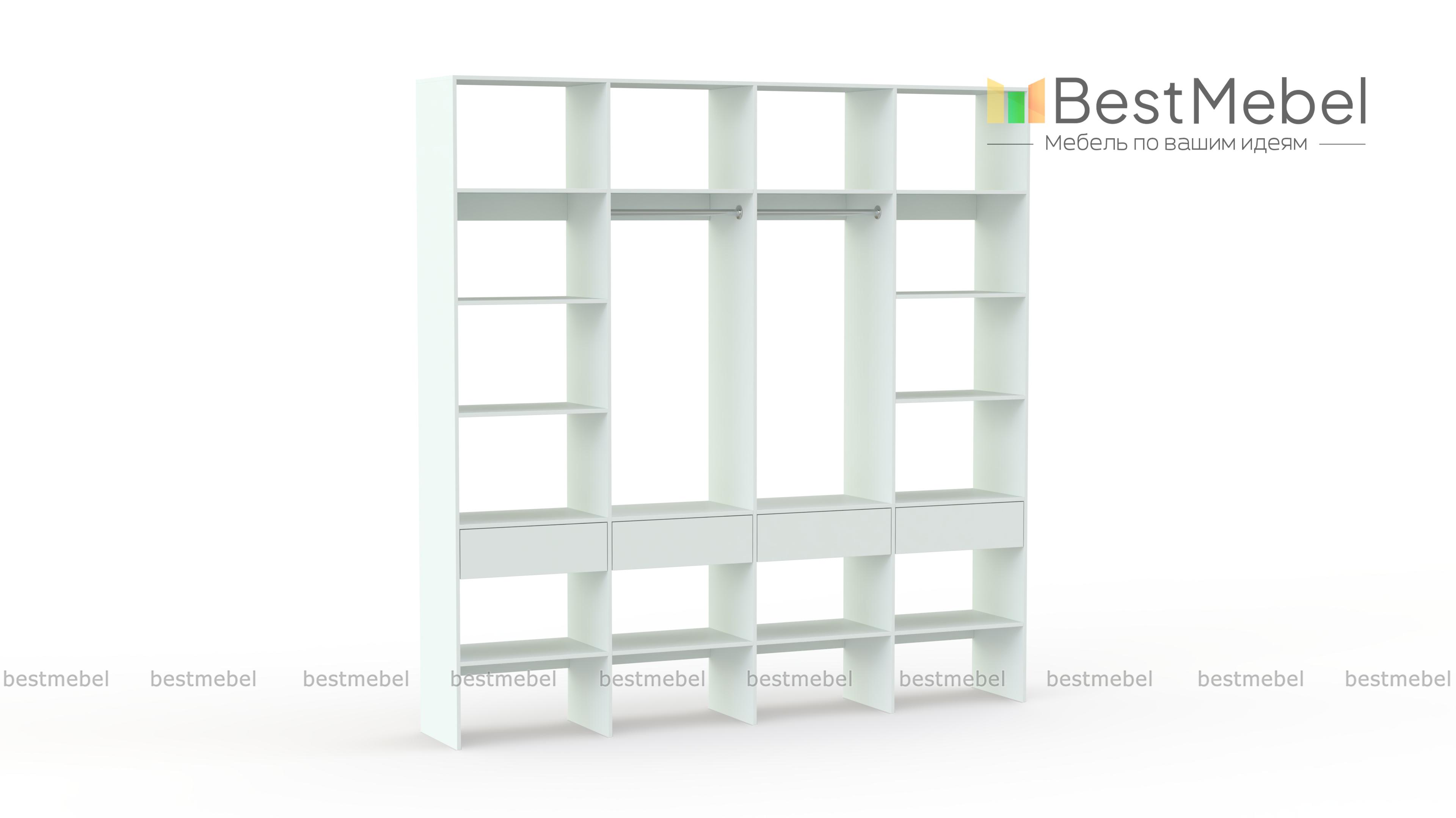 Стеллаж для одежды Мирта 60 BMS - Фото