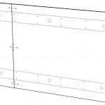 Чертеж Панель для ТВ Siena SI-Panel BMS