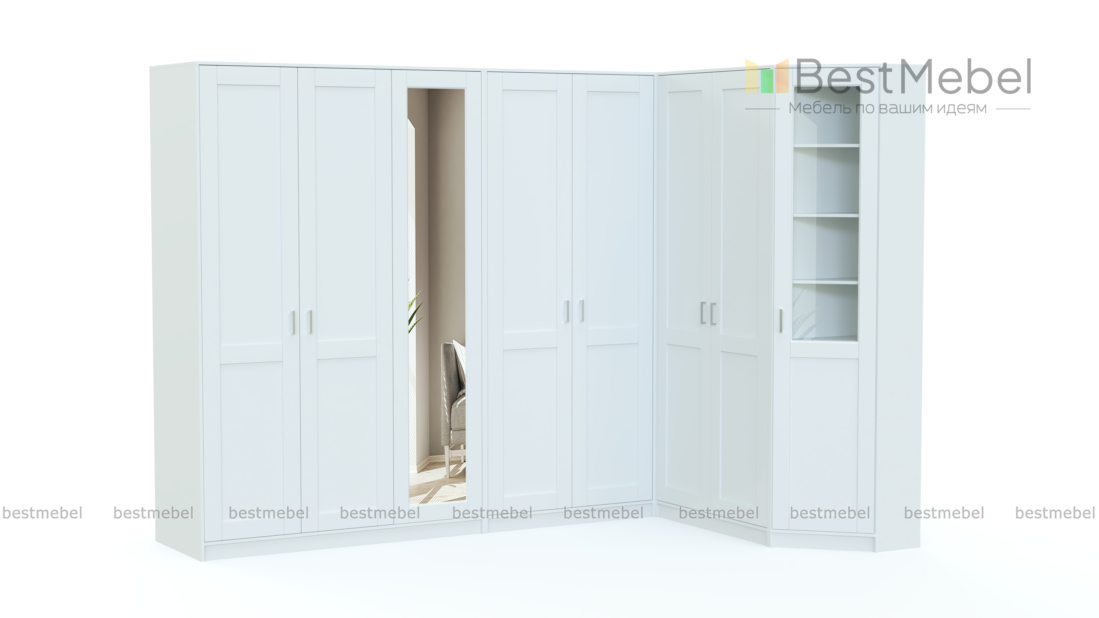 Угловой шкаф Мальва 49 BMS