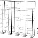 Схема сборки Распашной шкаф Валерия-Октава 4 BMS