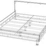 Чертеж Кровать Ирма СТЛ.143.11 BMS