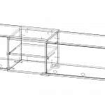 Чертеж Тумба RTV Cama Sigma 1A 180 BMS