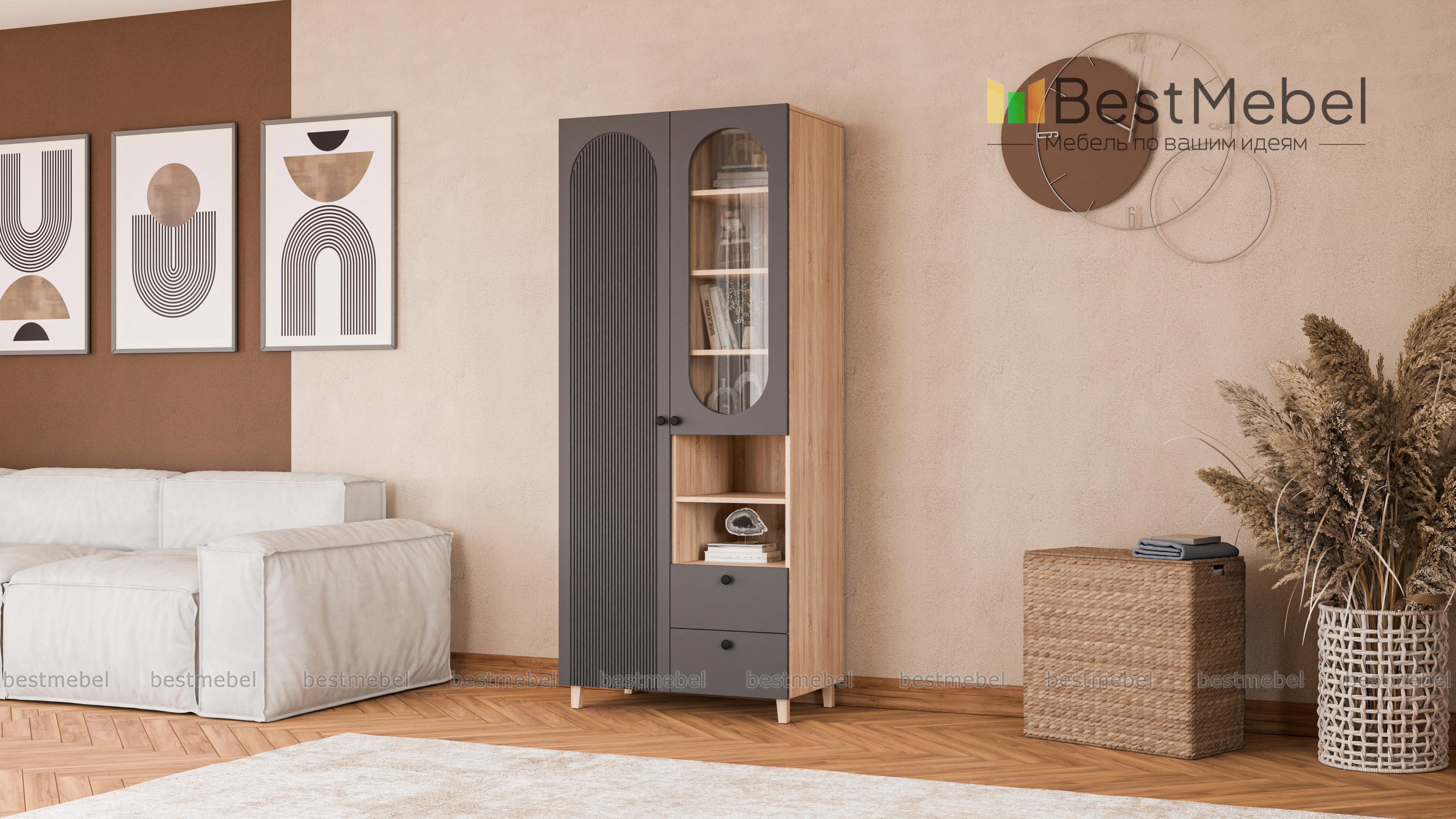 Шкаф распашной Рене 5 BMS - Фото