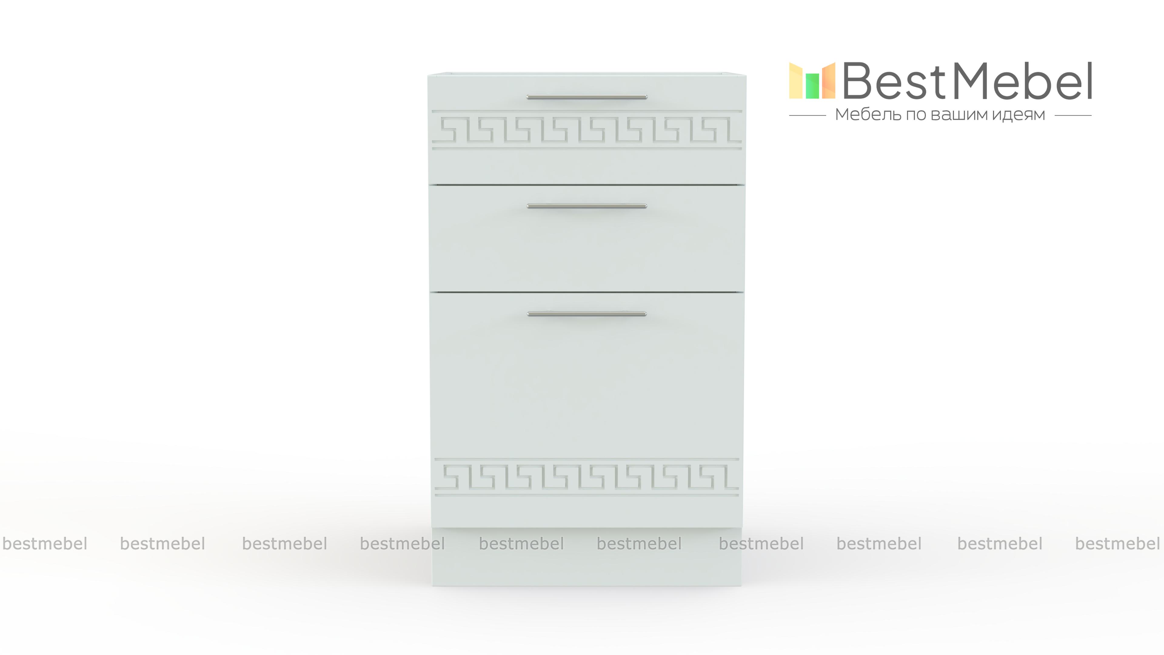 Тумба напольная 3 ящика  Греция BMS - Фото