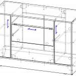 Схема сборки Тумба для белья Каспер 3 BMS
