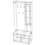 Схема сборки Вешалка Браво 10 BMS