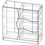 Чертеж Тумба под ТВ Адам 4 BMS