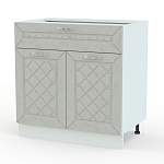 Шкаф нижний 2 двери 1 ящик Агава BMS - Фото 4