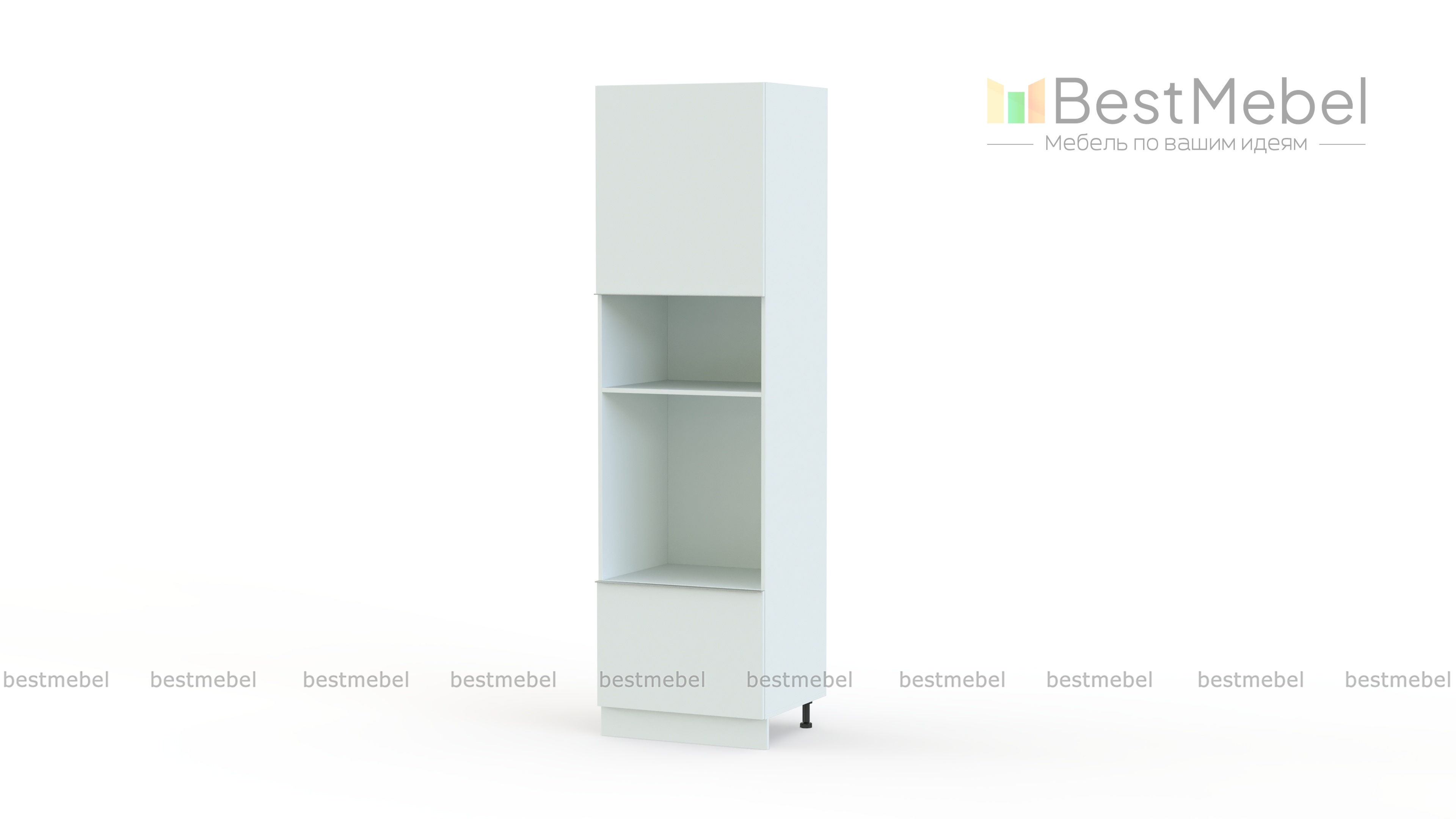 Шкаф пенал под технику с 2-мя дверцами Фьюжн BMS