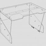 Чертеж Геймерский стол Стелл 5 BMS