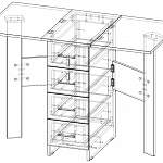 Схема сборки Стол кухонный Бург 20 BMS