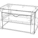 Тумба прикроватная Гарда BMS