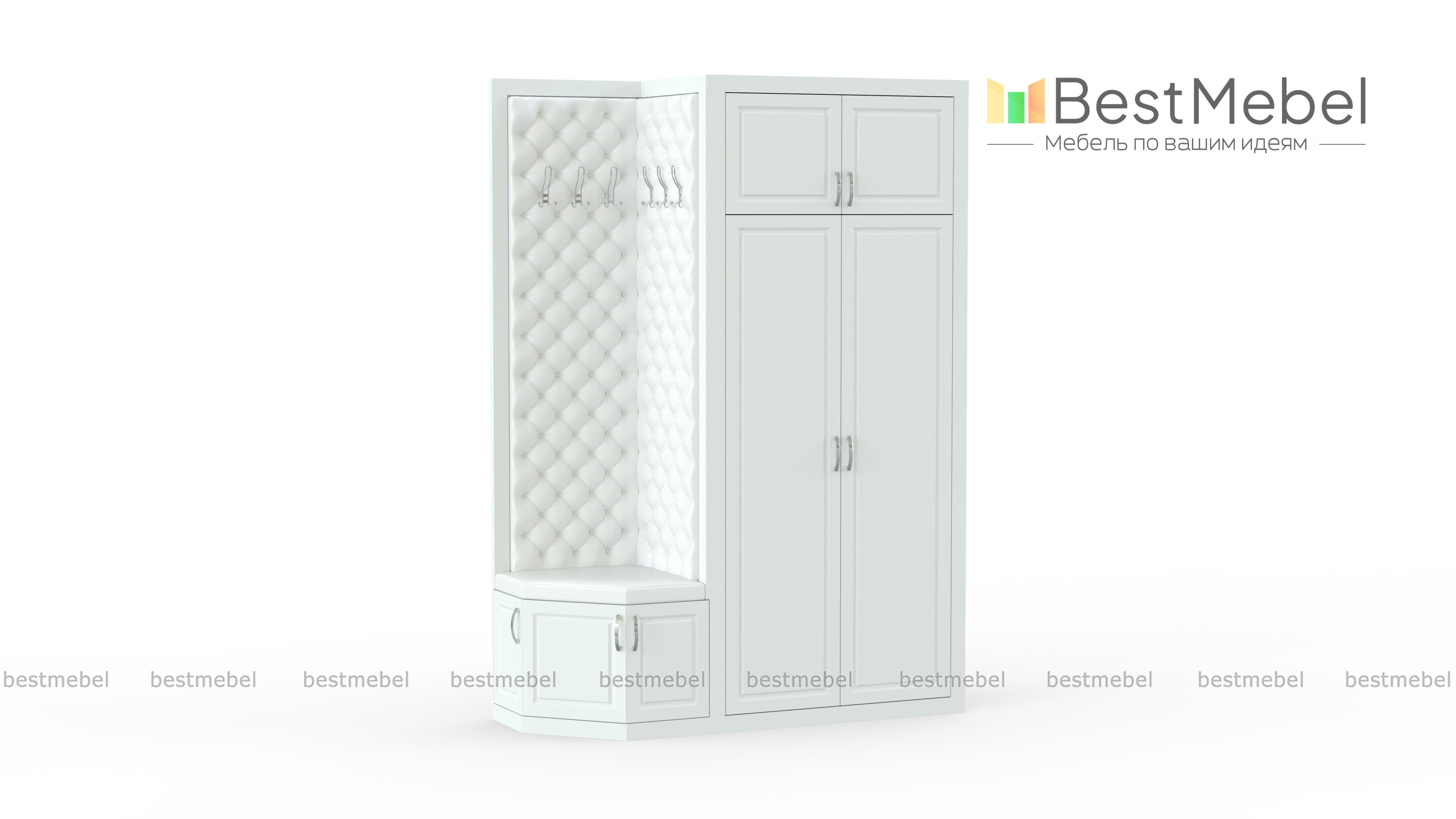 Угловая прихожая Чарли Лайт 3 BMS - Фото